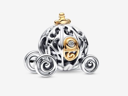 Disney 100th Anniversary Cinderella s Enchanted Carriage Lab-grown Diamond Charm Online Sale