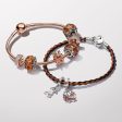 Disney The Lion King Clasp Pandora Moments Braided Leather Bracelet Online now