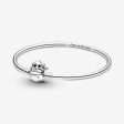 Pandora Moments Disney Stitch Biting Clasp Bangle Sale