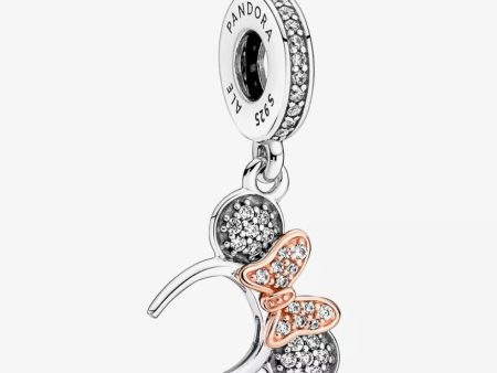 Minnie Mouse Pavé Ear Headband Dangle Charm by Pandora – Disney Parks Online now