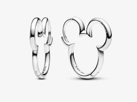 Disney Mickey Mouse Silhouette Hoop Earrings Online