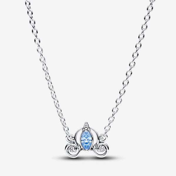 Disney Cinderella s Carriage Collier Necklace Fashion