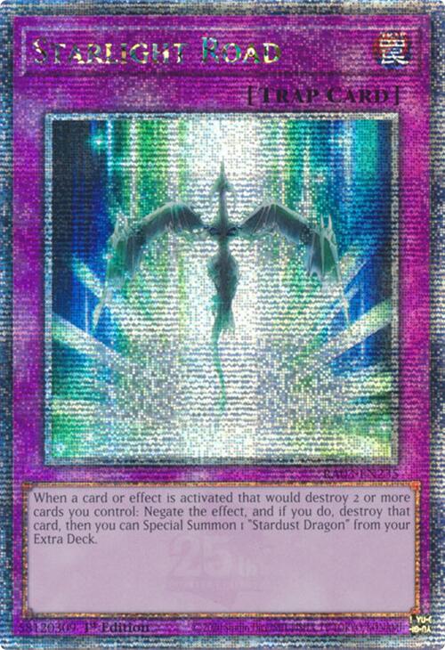 Starlight Road (Quarter Century Secret Rare) [RA03-EN235] Quarter Century Secret Rare For Cheap