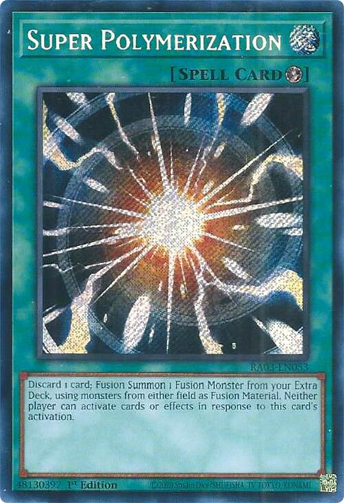 Super Polymerization (Secret Rare) [RA03-EN053] Secret Rare Online Hot Sale