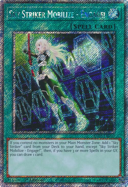 Sky Striker Mobilize - Engage! (Platinum Secret Rare) [RA03-EN269] Platinum Secret Rare Online