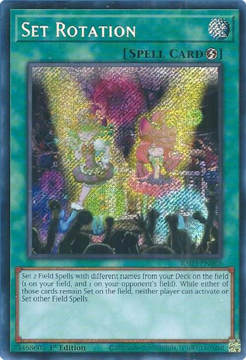 Set Rotation (Secret Rare) [RA03-EN065] Secret Rare Online Sale