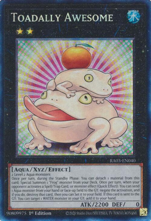 Toadally Awesome (CR) [RA03-EN040] Prismatic Collector s Rare Hot on Sale