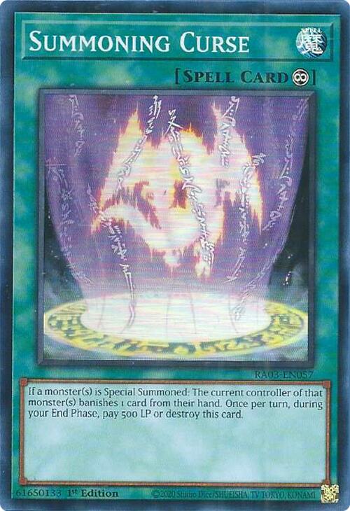 Summoning Curse [RA03-EN057] Super Rare Discount