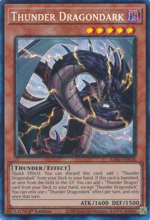 Thunder Dragondark (CR) [RA03-EN018] Prismatic Collector s Rare Online now