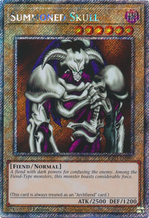 Summoned Skull (Platinum Secret Rare) [RA03-EN086] Platinum Secret Rare Online now