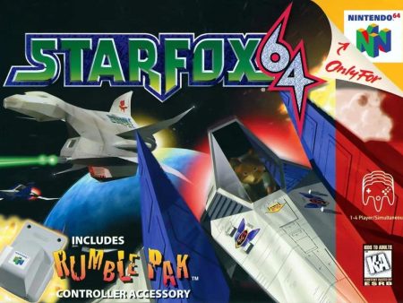 STAR FOX 64  - N64 (W BOX & MANUAL) on Sale