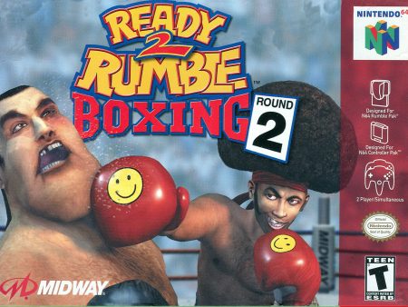 READY 2 RUMBLE BOXING: ROUND 2  - N64 (W BOX & MANUAL) Sale