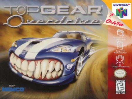 TOP GEAR OVERDRIVE  - N64 (W BOX) For Sale