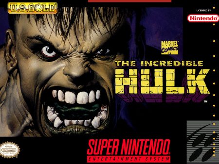 INCREDIBLE HULK  - SNES (W BOX & MANUAL) Cheap